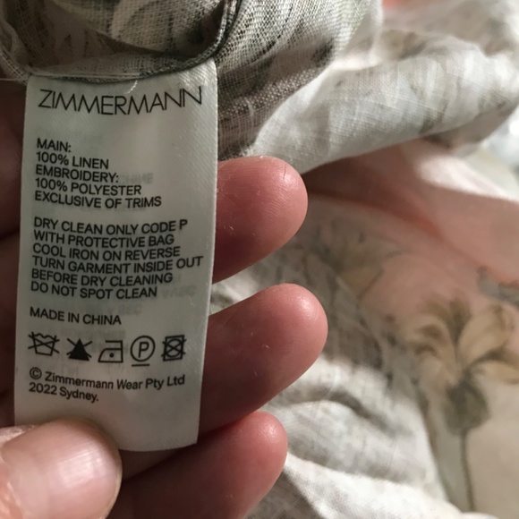 NWOT zimmermann chintz blouse skirt set - Picture 16 of 16